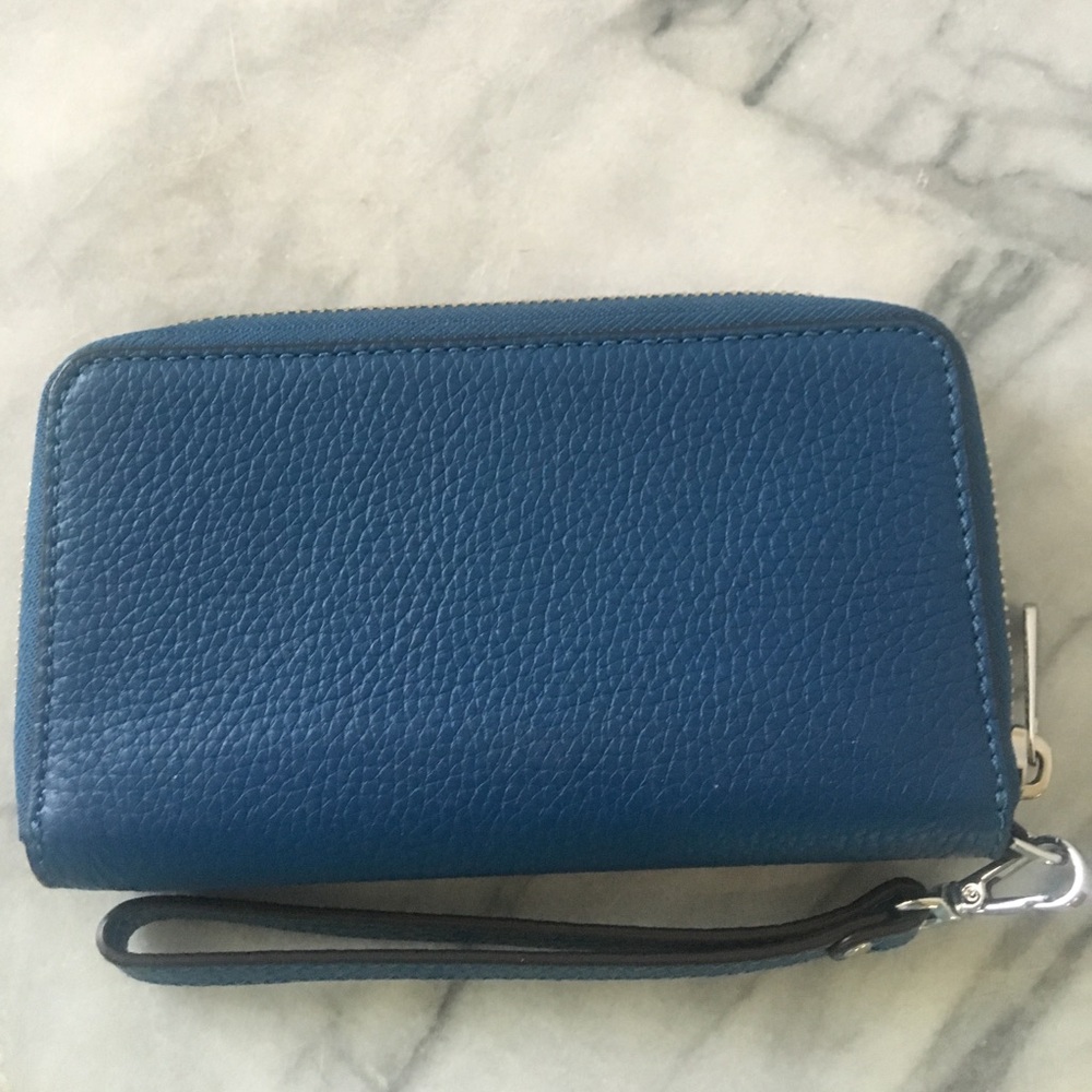 ✂️ Nw0T 💯 % AuThEnTic ReAl LeaTher MiChAel K0rs wAllEt - Picture 3 of 8